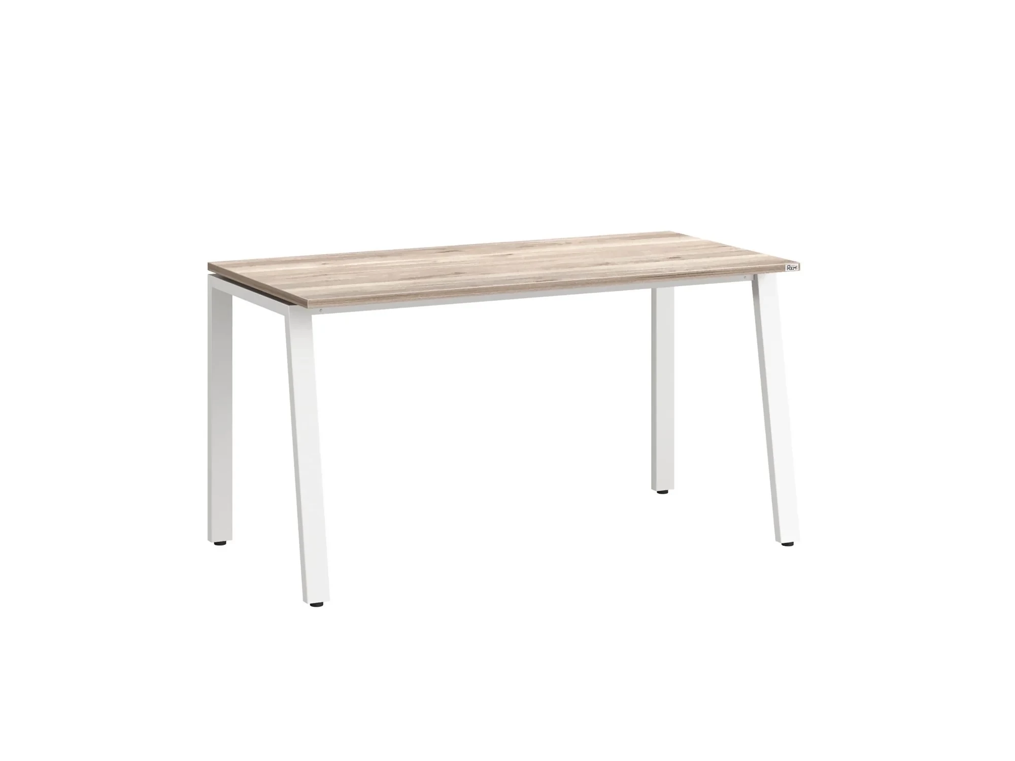 Стол прямой на Л-образных опорах 1400x600x750 RM004-14x6 Дуб Маувелла/Белый