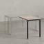 Брифинг прямой, с парящей столешнецей, на П-образном каркасе 1500x600x750 RM070-15x6 Дуб Маувелла/Серый