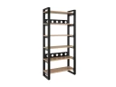 Стеллаж, 6 уровней 900x370x1920 RM132-90x37 Вяз Швейцарский светлый/Черный