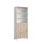 Шкаф комбинированный, 6 уровней 900x420x2200 RM154-90x41 Дуб Маувелла/Белый