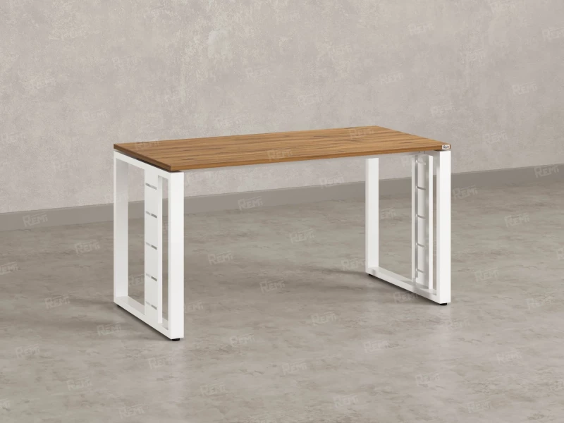 Стол прямой на О-образных опорах 1000x700x750 RM040-10x7 Юстус/Белый