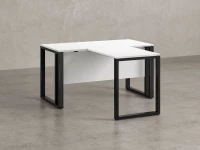 Стол с брифингом на О-образных опорах с экраном ЛДСП RM046-16x8 1600x2400x750 Белый/Черный