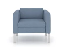 Кресло МОДЕРН на 1 место цвет Голубой