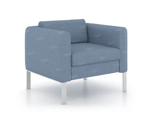 Кресло МОДЕРН на 1 место цвет Голубой