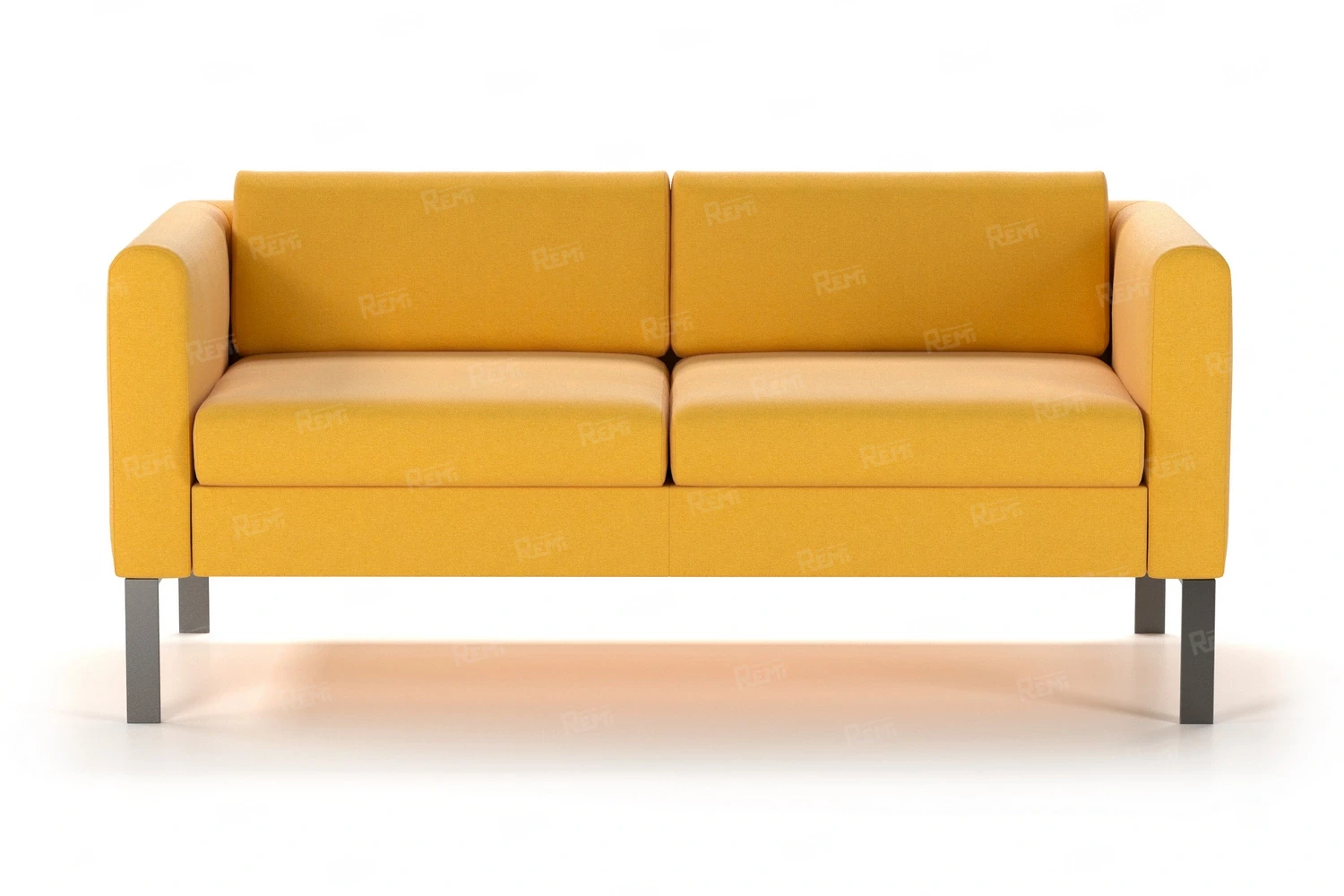 Диван МОДЕРН на 2 места цвет Желтый