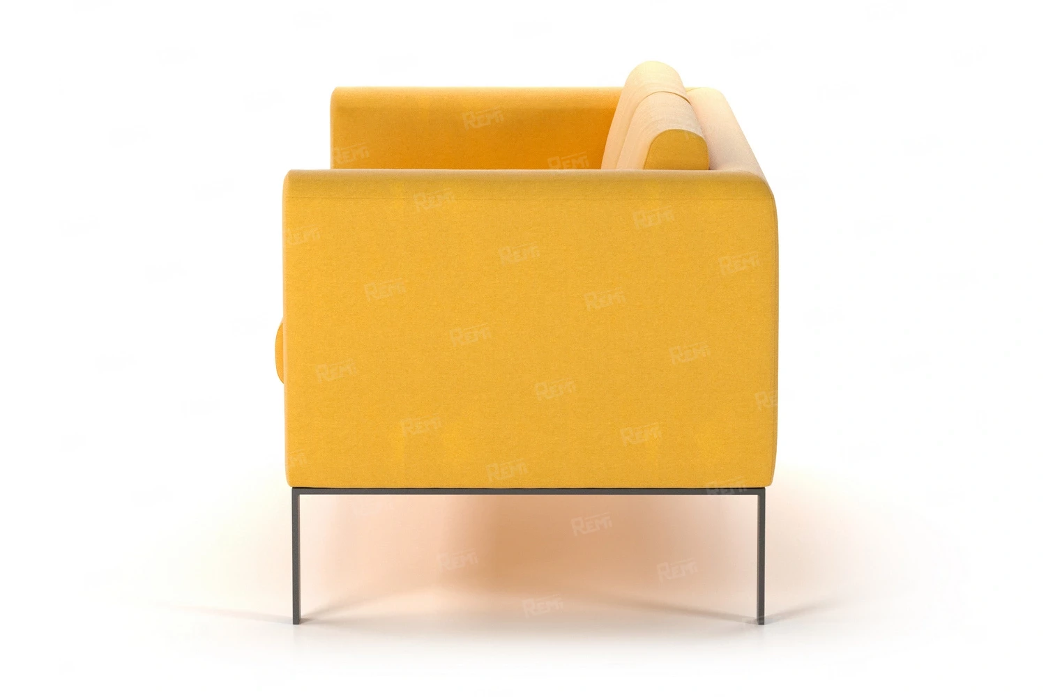 Диван МОДЕРН на 2 места цвет Желтый