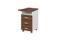 BRL RB086-57х60R Тумба приставная правая 570х600х740 Орех Вармия/Белый