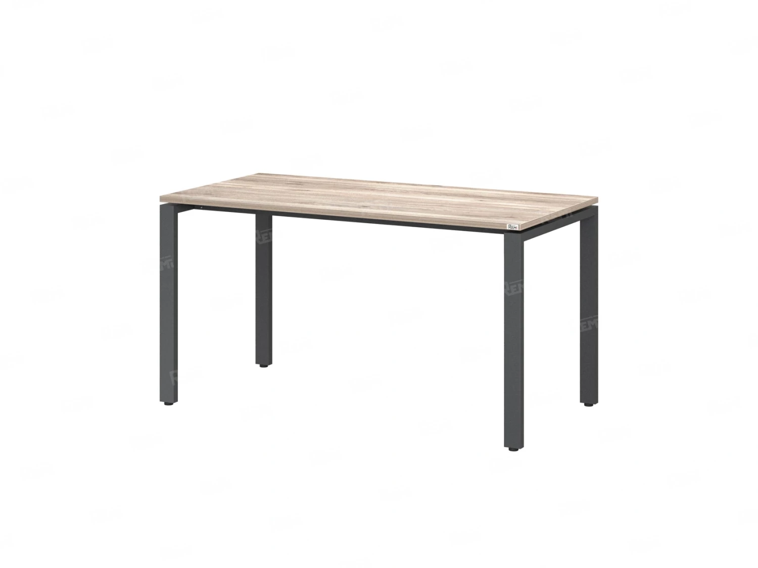 Стол прямой на П-образных опорах 1200x700x750 RM001-12x7 Дуб Маувелла/Серый