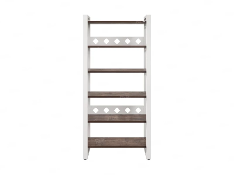 Стеллаж, 6 уровней 900x370x1920 RM132-90x37 Дуб Апрельский шоколад/Белый