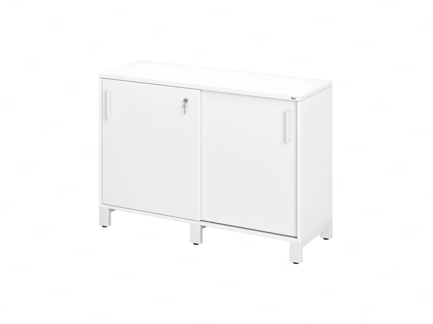 Низкий шкаф-купе 1200x420x850 RM124-120x42 Белый/Белый