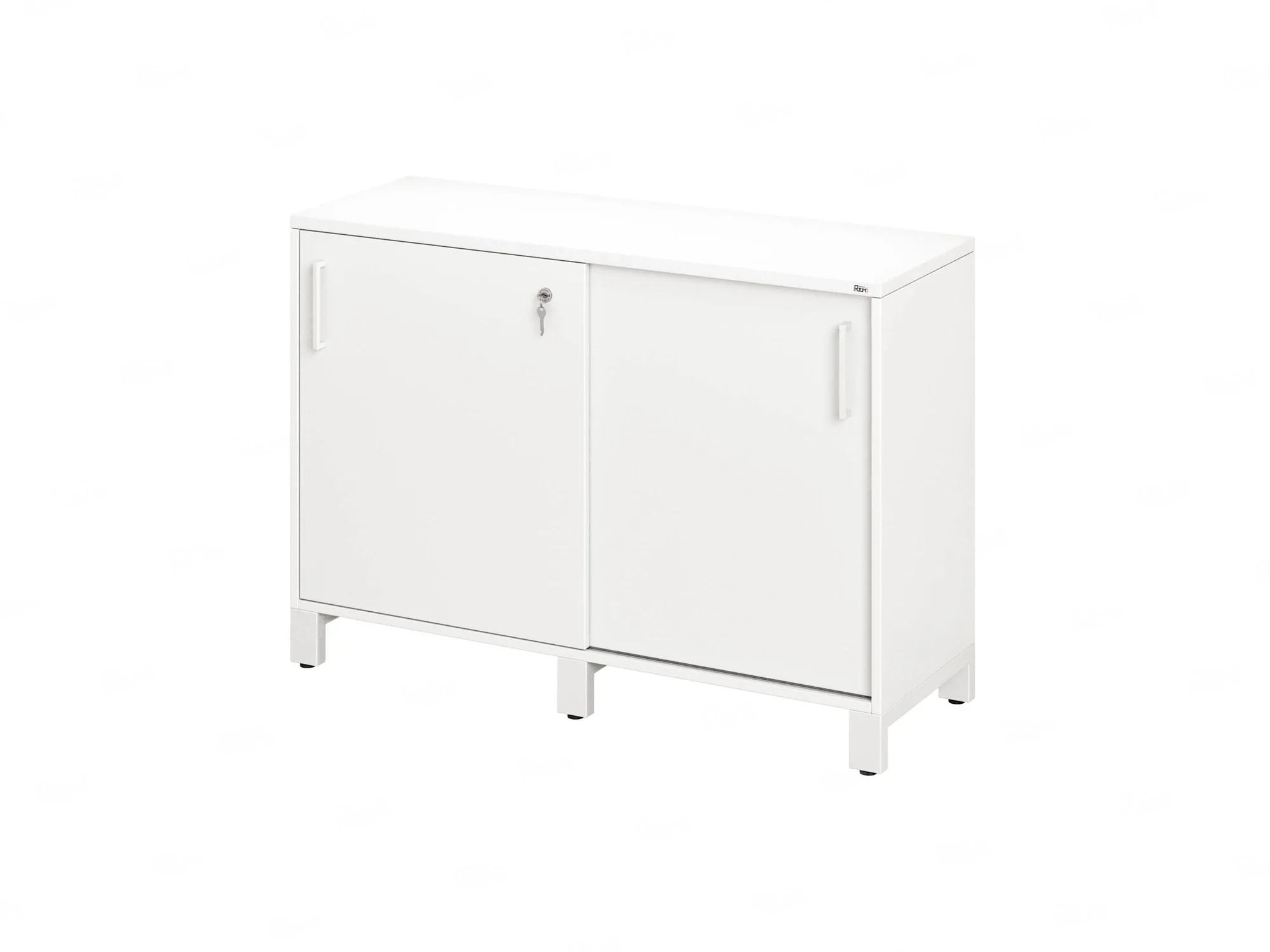 Низкий шкаф-купе 1200x420x850 RM124-120x42 Белый/Белый