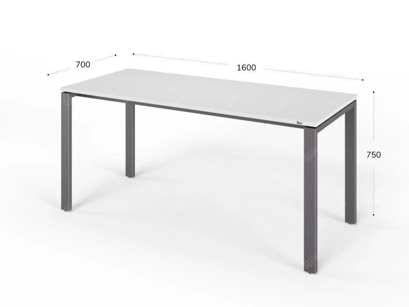 Прямоугольный стол RLG014 160x70x75 Белый, Серия ЛАЙТ | LIGHT