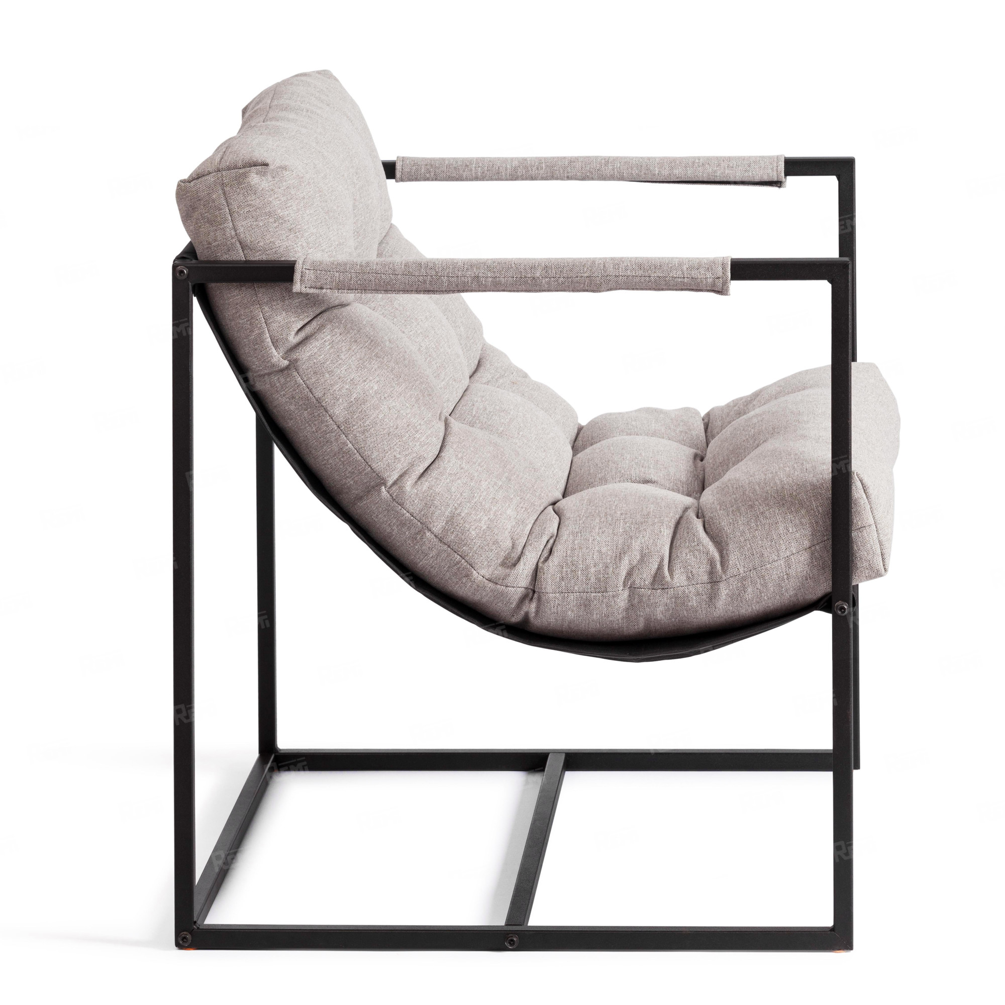 Кресло Charli/Чарли Серый/Серый, Ткань (арт. 24900)