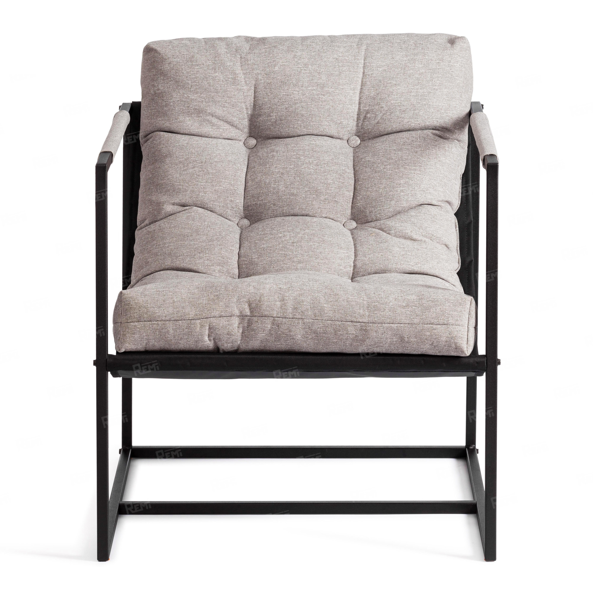 Кресло Charli/Чарли Серый/Серый, Ткань (арт. 24900)