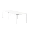 Cтол для переговоров, на П-образном каркасе 2200x1200x750 RM080-220x120 Белый/Белый