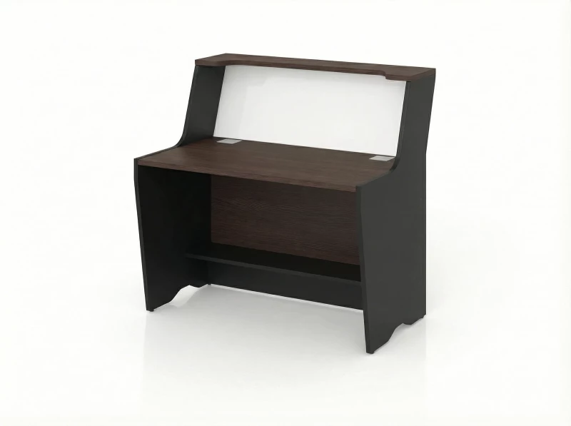 BRL RB083-140х82 Модуль прямой с вырезом, высокий 1400х822х1175 Венге/Черный