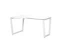 Стол угловой, U-опора, левый 1400x800/1000x750, RM051-14x8-10 Белый/Белый