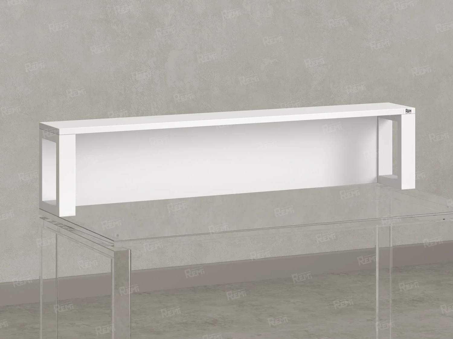 Надстройка для стола 1800x200x300 RM208-180x40 Белый/Белый