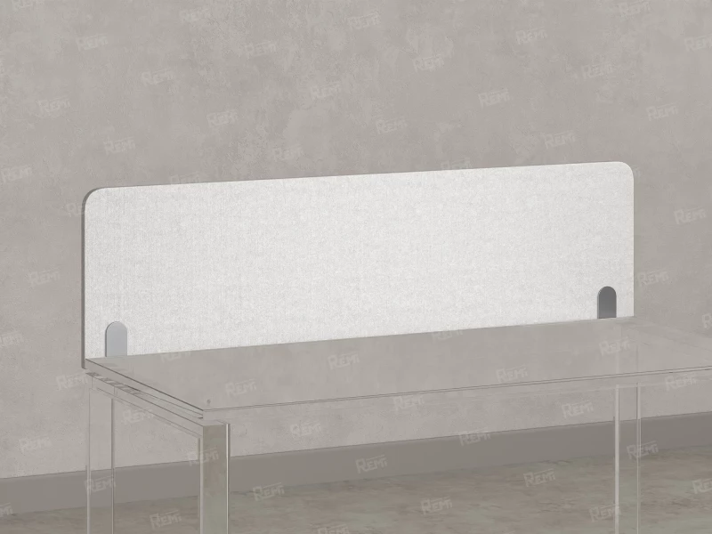 Экран-перегородка тканевый 1600x16x400 RM207-160x40 Белый