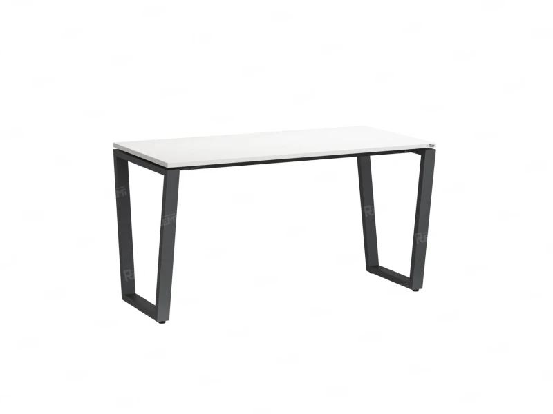 Стол прямой на U-образных опорах 1000x700x750 RM003-10x7 Белый/Серый