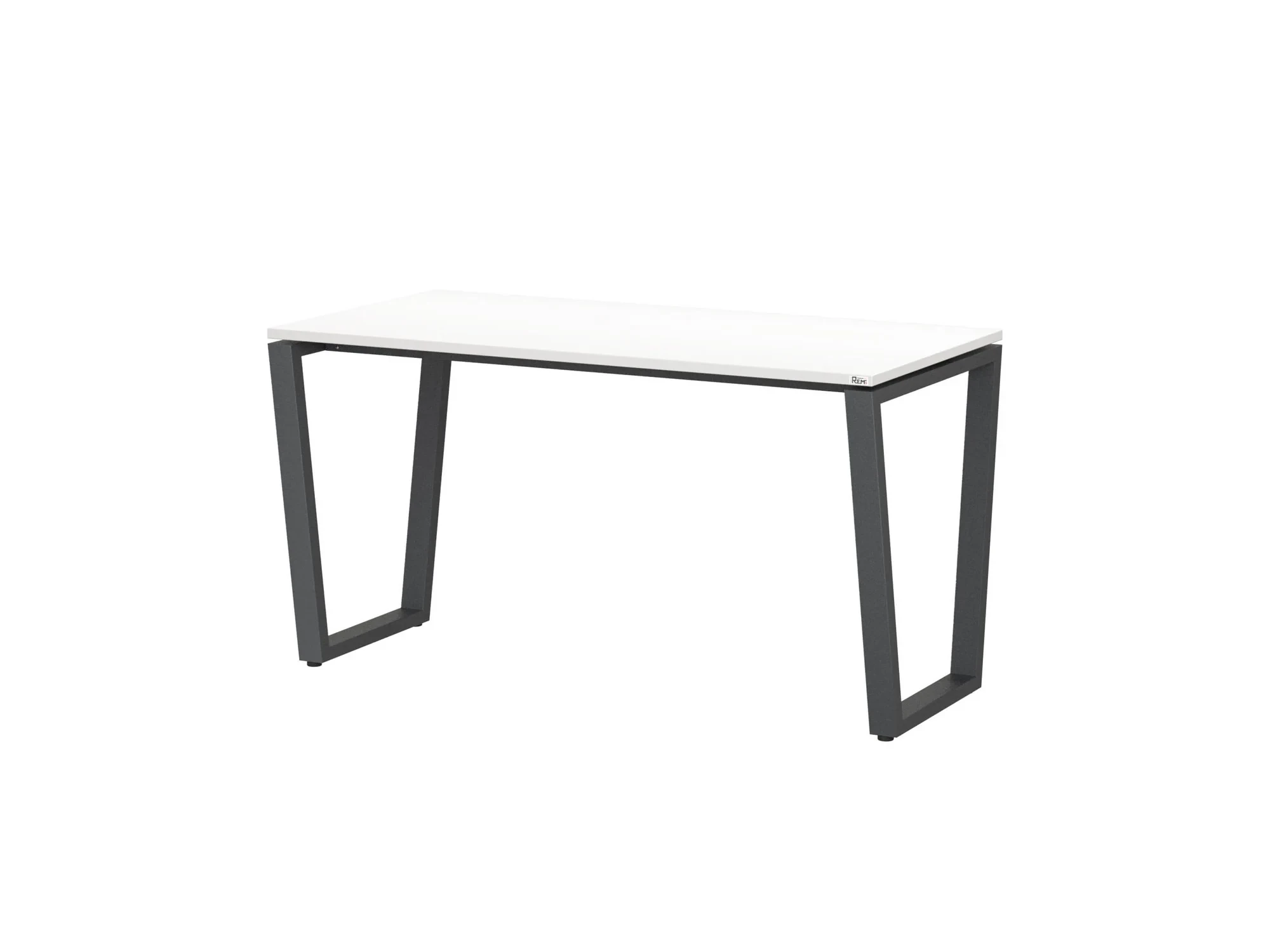 Стол прямой на U-образных опорах 1000x700x750 RM003-10x7 Белый/Серый