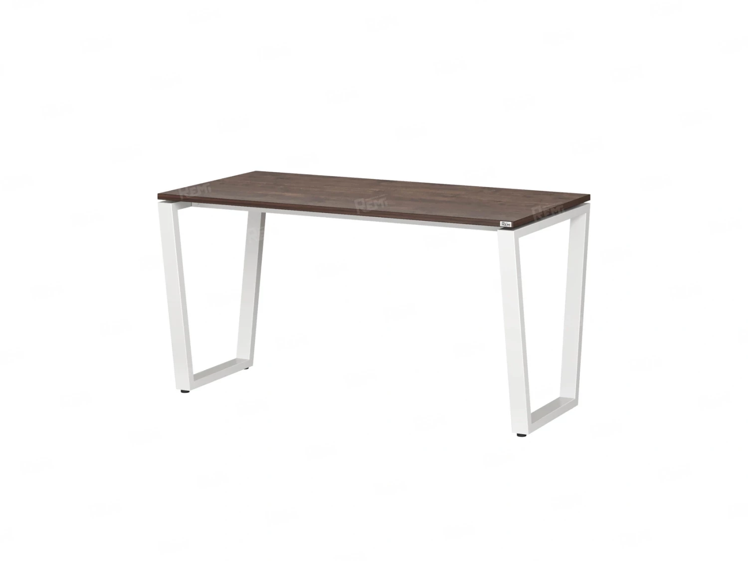 Стол прямой на U-образных опорах 1800x800x750 RM003-18x8 Дуб Апрельский шоколад/Белый