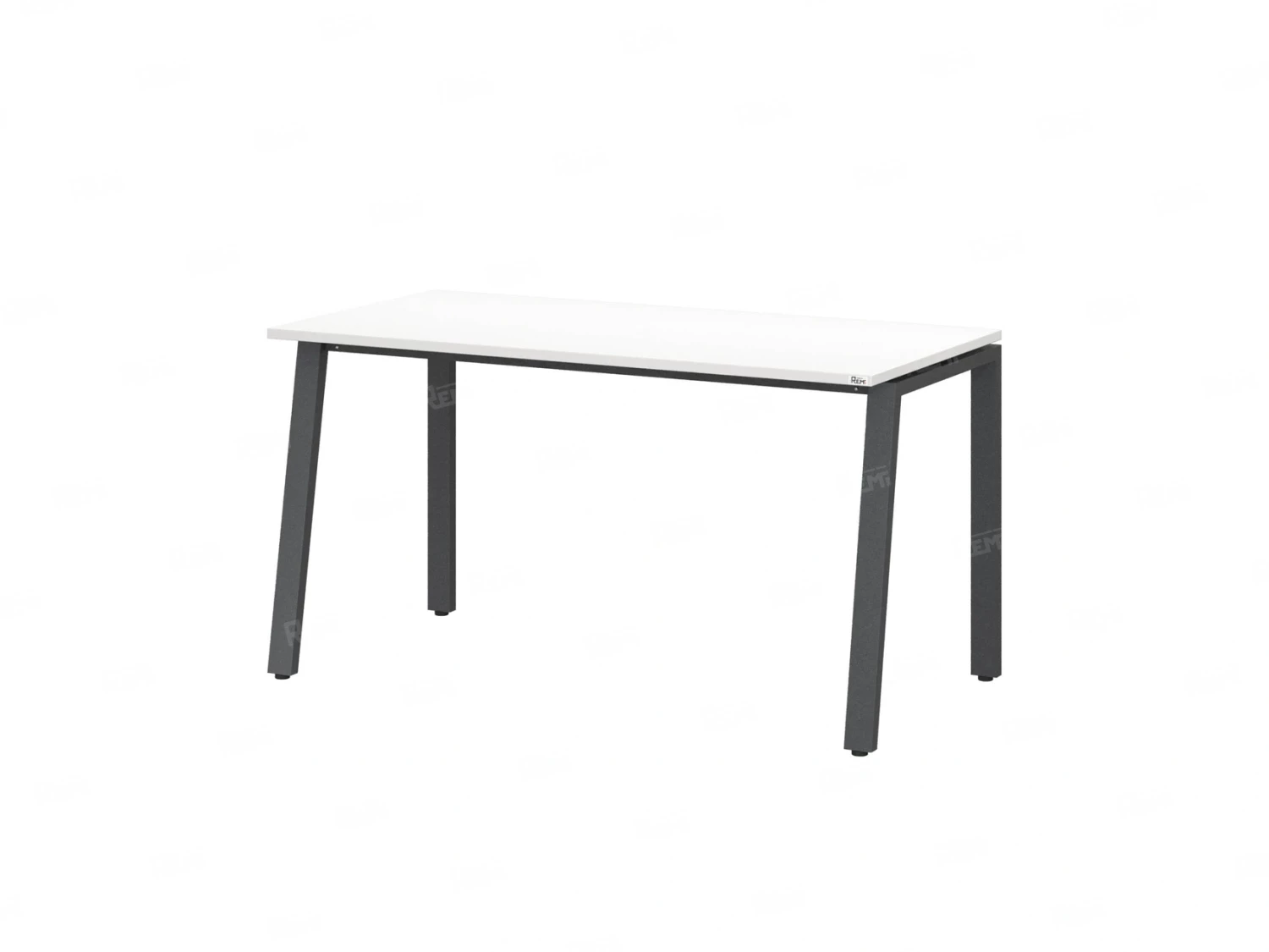 Стол прямой на Л-образных опорах 800x800x750 RM004-8x8 Белый/Серый