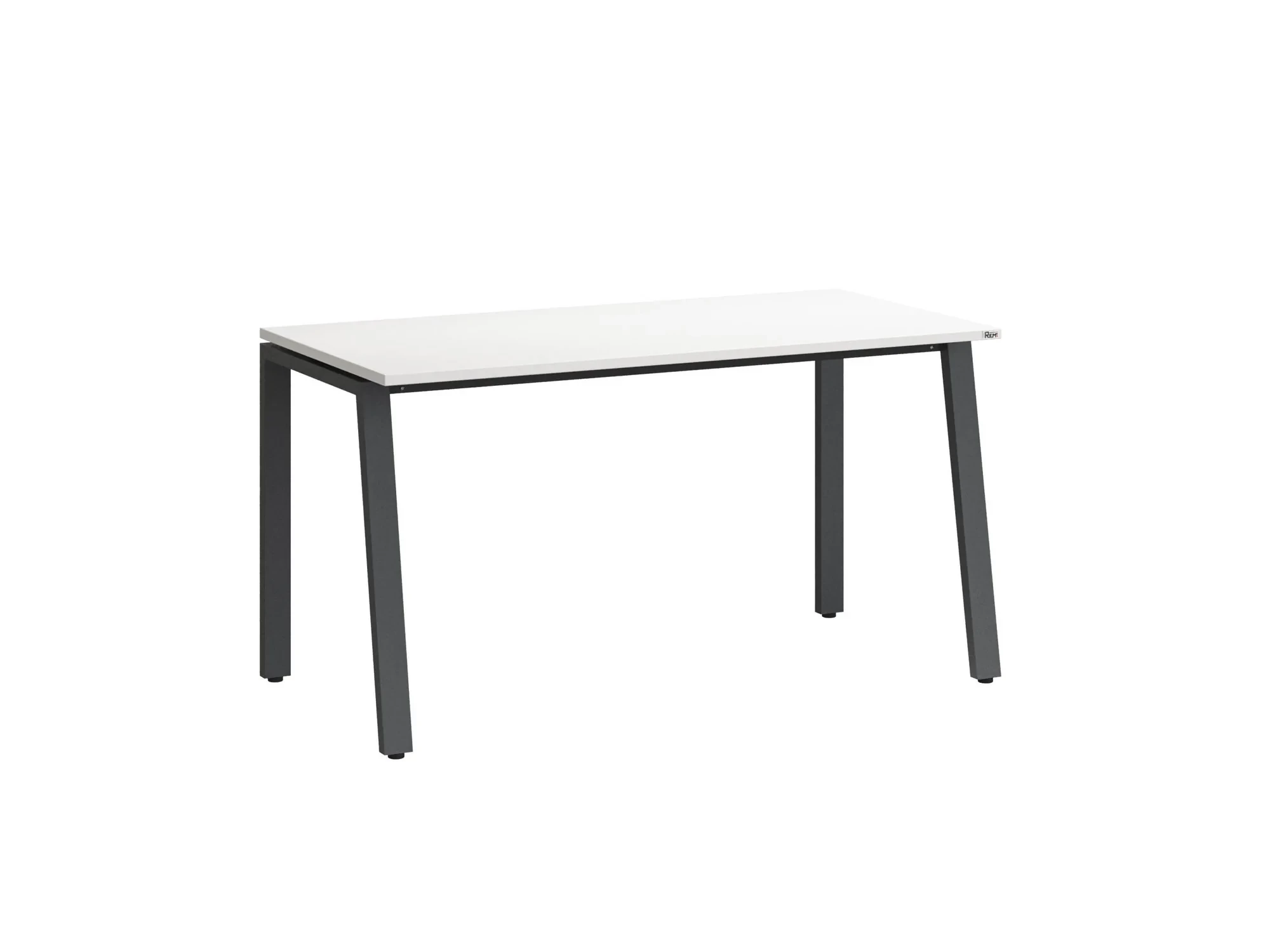 Стол прямой на Л-образных опорах 800x800x750 RM004-8x8 Белый/Серый