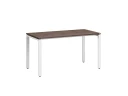 Стол прямой на П-образных опорах 1600x800x750 RM001-16x8 Дуб Апрельский шоколад/Белый