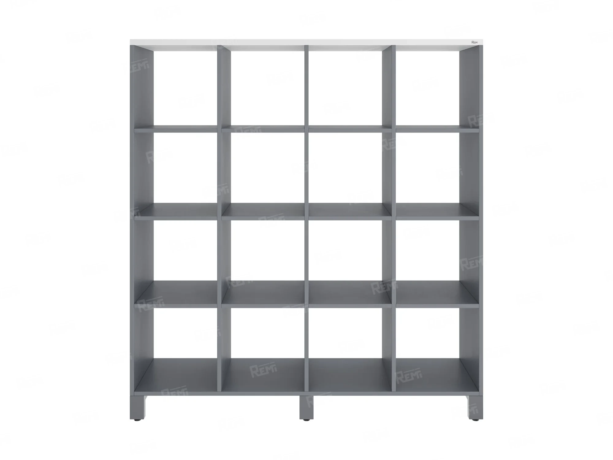 Стеллаж, 16 ячеек 1500х370х1620 RM140-15x37 Серый/Серый