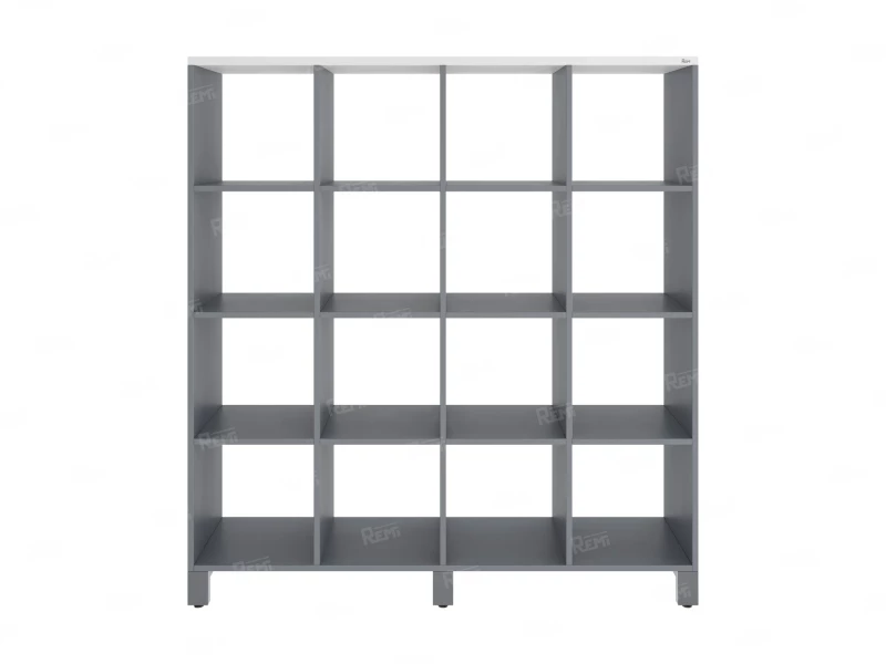 Стеллаж, 16 ячеек 1500х370х1620 RM140-15x37 Серый/Серый