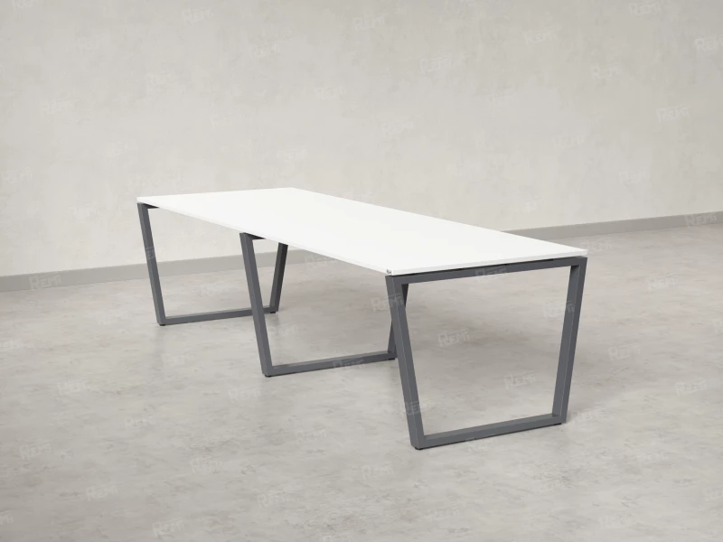 Cтол для переговоров, на V-обазном каркасе 2000x1600x750 RM082-200x160 Белый/Серый