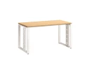 Стол прямой на О-образных опорах 1400x800x750 RM040-14x8 Вяз Швейцарский светлый/Белый