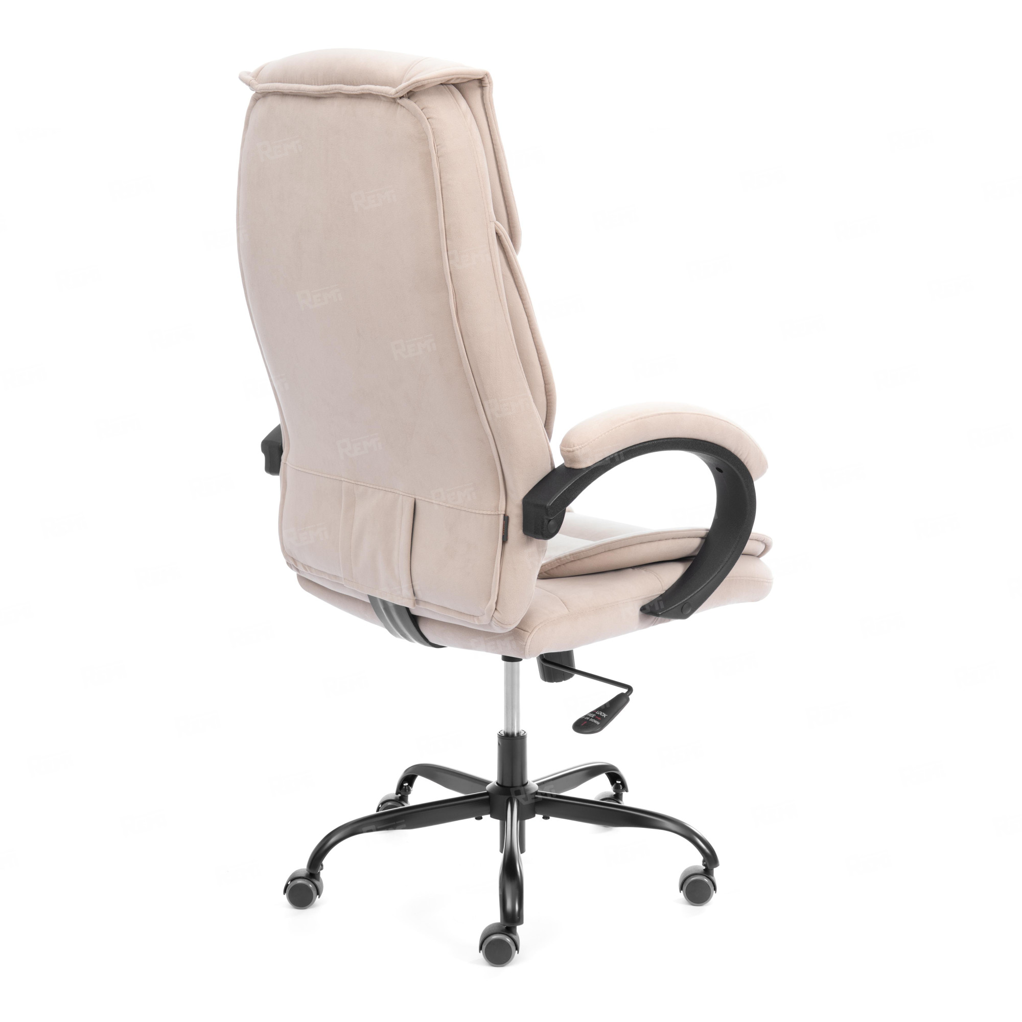 Кресло OREON metalBL Бежевый/Бежевый, Велюр (арт. 25041)