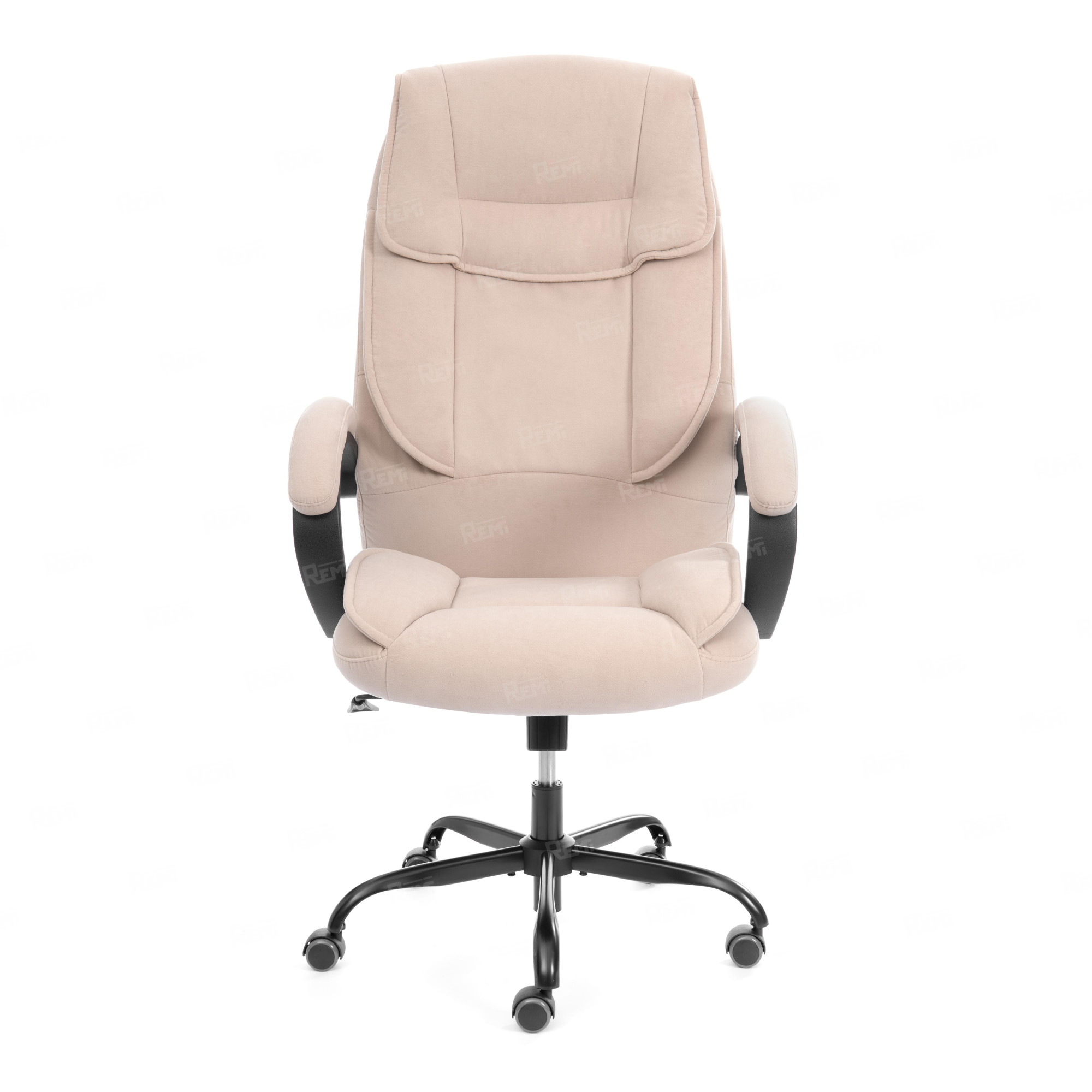 Кресло OREON metalBL Бежевый/Бежевый, Велюр (арт. 25041)