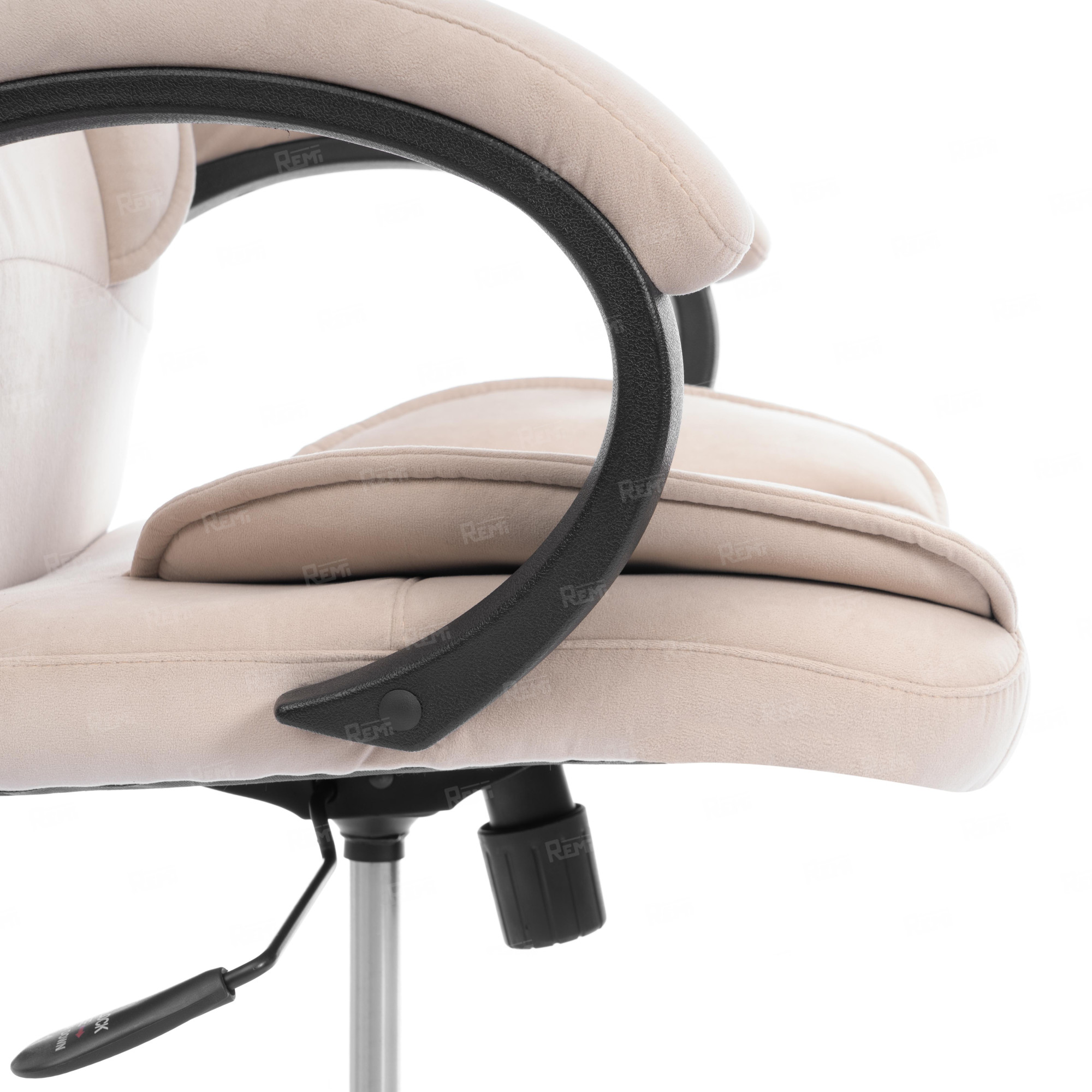 Кресло OREON metalBL Бежевый/Бежевый, Велюр (арт. 25041)