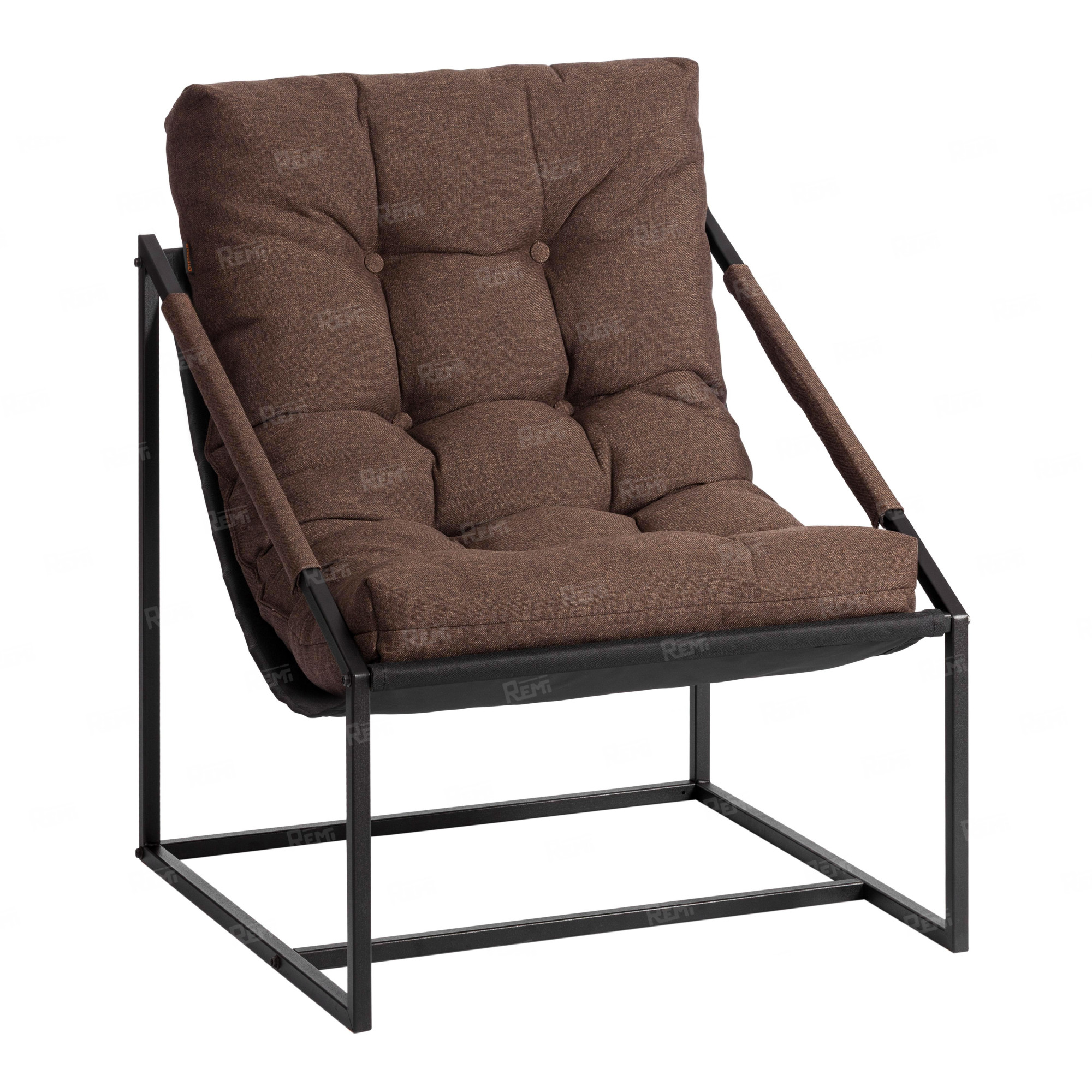 Кресло Charli / Чарли без подлокотника Коричневый/Коричневый, Ткань (арт. 24901)