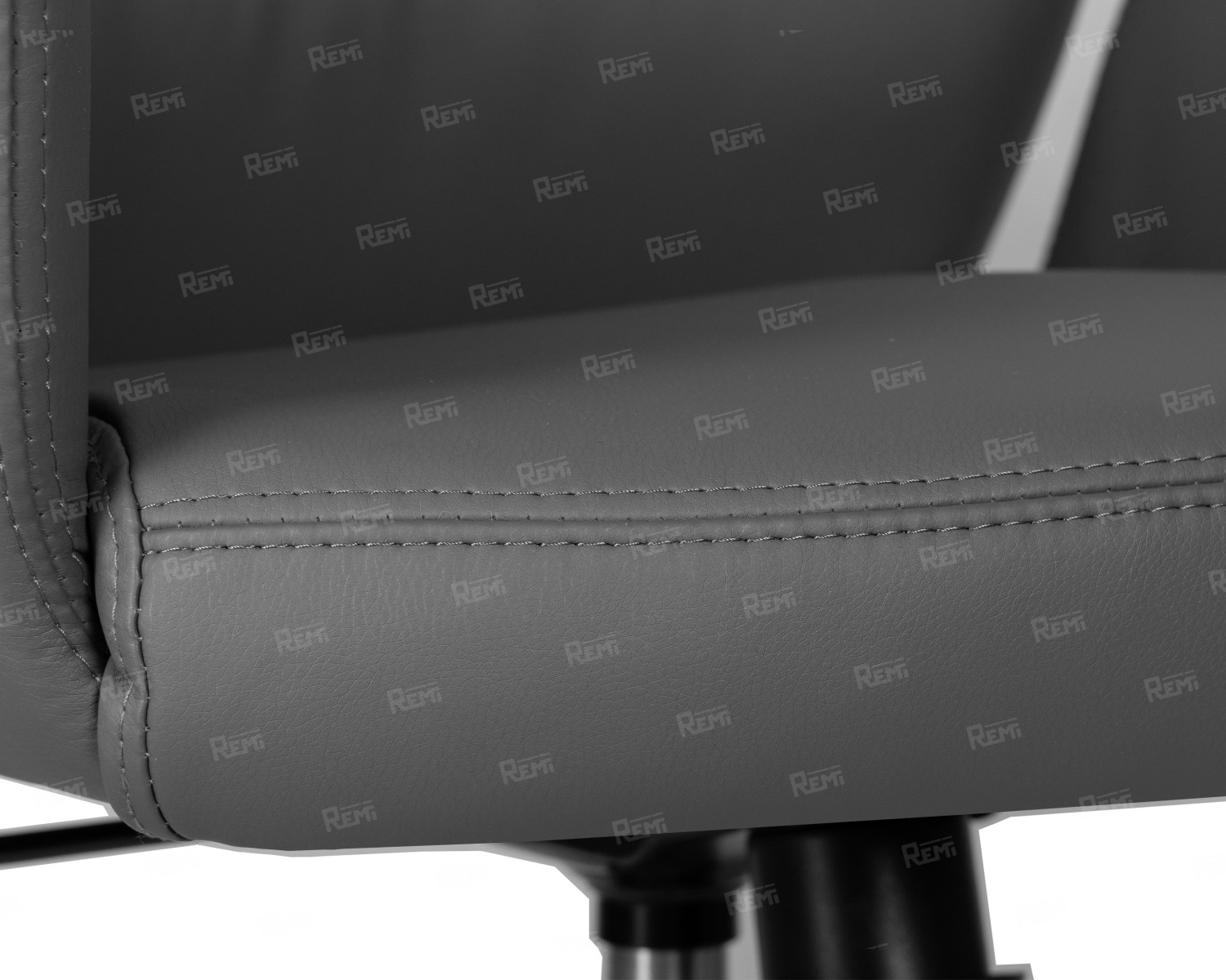 COLTON, Кресло для руководителя, цвет серый, цвет основания хромированная сталь (арт. LMR-126B)