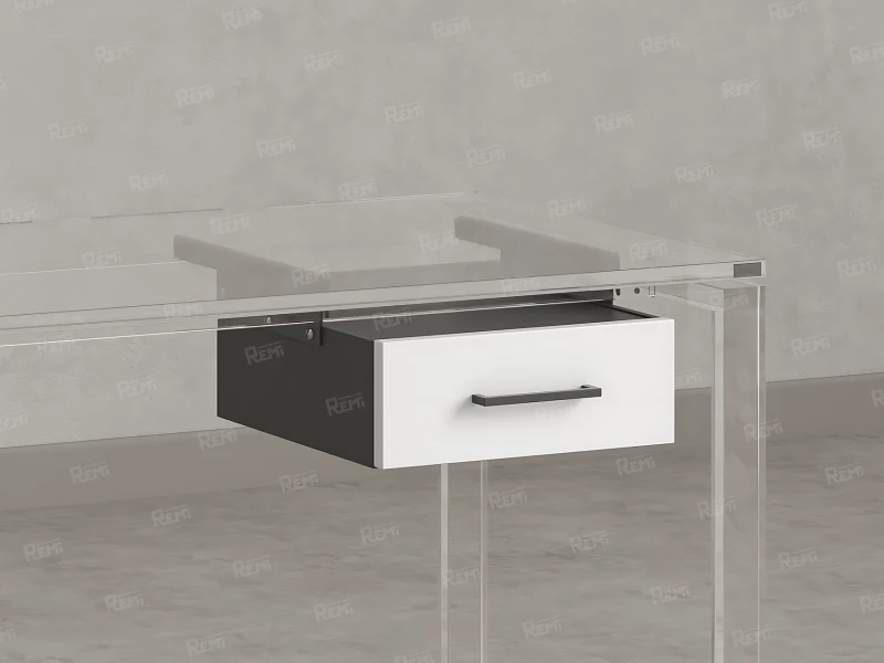 Тумба подвесная, один ящик 400x452x150 RM200-16х7 Белый/Серый