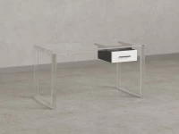 Тумба подвесная, один ящик 400x452x150 RM200-16х7 Белый/Серый