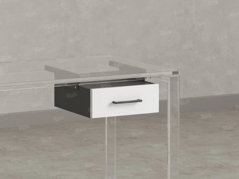 Тумба подвесная, один ящик 400x452x150 RM200-16х7 Белый/Серый