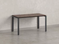 Стол прямой на П-образных опорах 1600x800x750 RM001-16x8 Дуб Апрельский шоколад/Серый