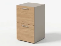 Шкаф, 2 Файл-бокса RAC041 45,1x44,8x81,4см Акация Шеффилд/Серый камень, Серия Аккорд / Accord