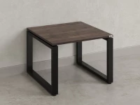 Журнальный стол с полкой 700x600x550 RM182-7x6 Дуб Апрельский шоколад/Черный