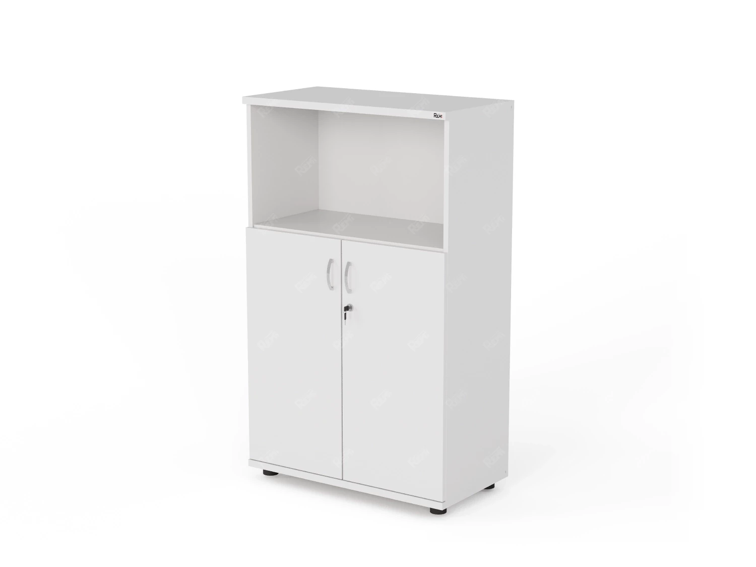 Шкаф комбинированный RLG034 700х350х1130 Белый, Серия ЛАЙТ | LIGHT