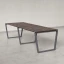 Cтол для переговоров, на V-обазном каркасе 2500x1400x750 RM082-250x140 Дуб Апрельский шоколад/Серый