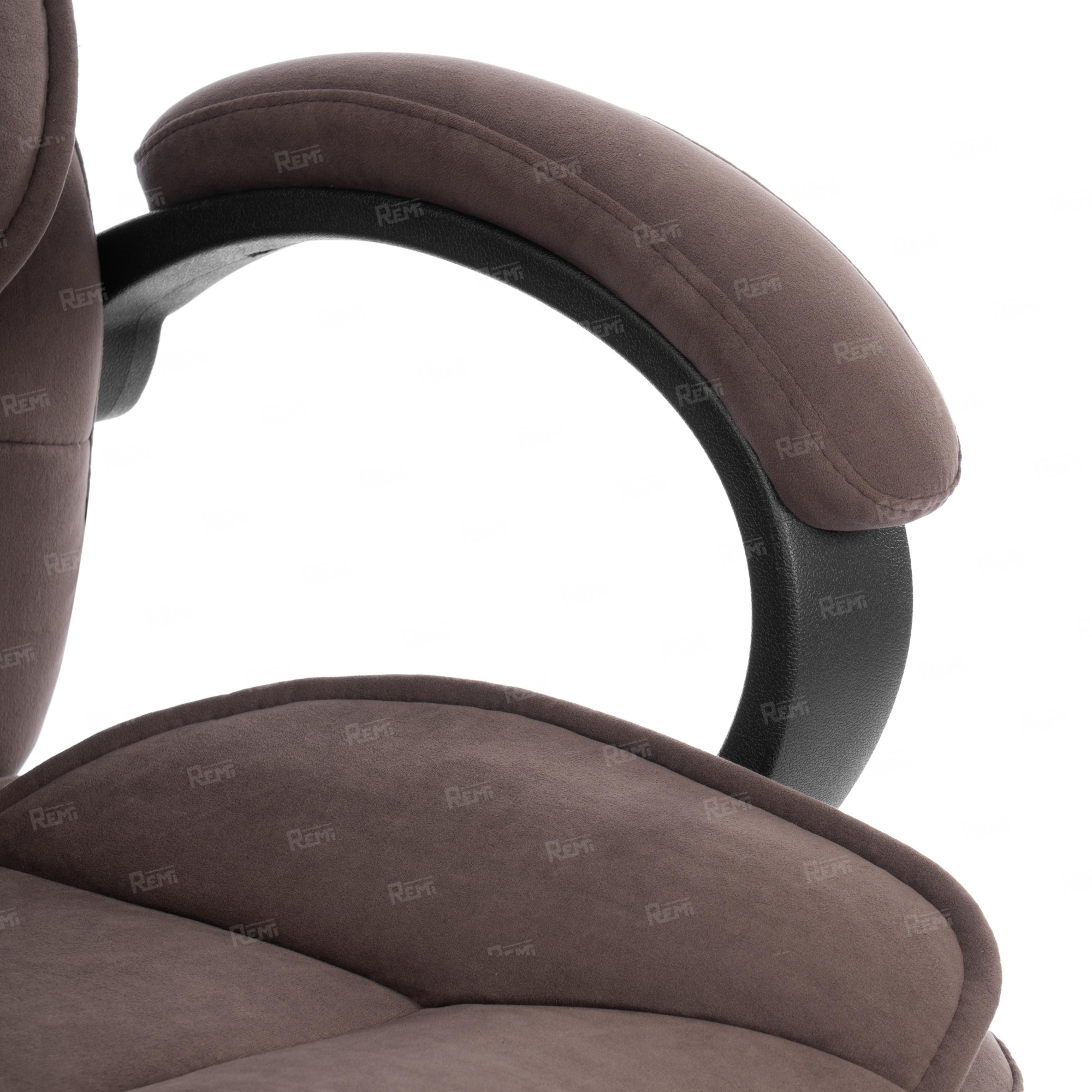 Кресло OREON metalBL Коричневый/Коричневый, Велюр (арт. 25042)