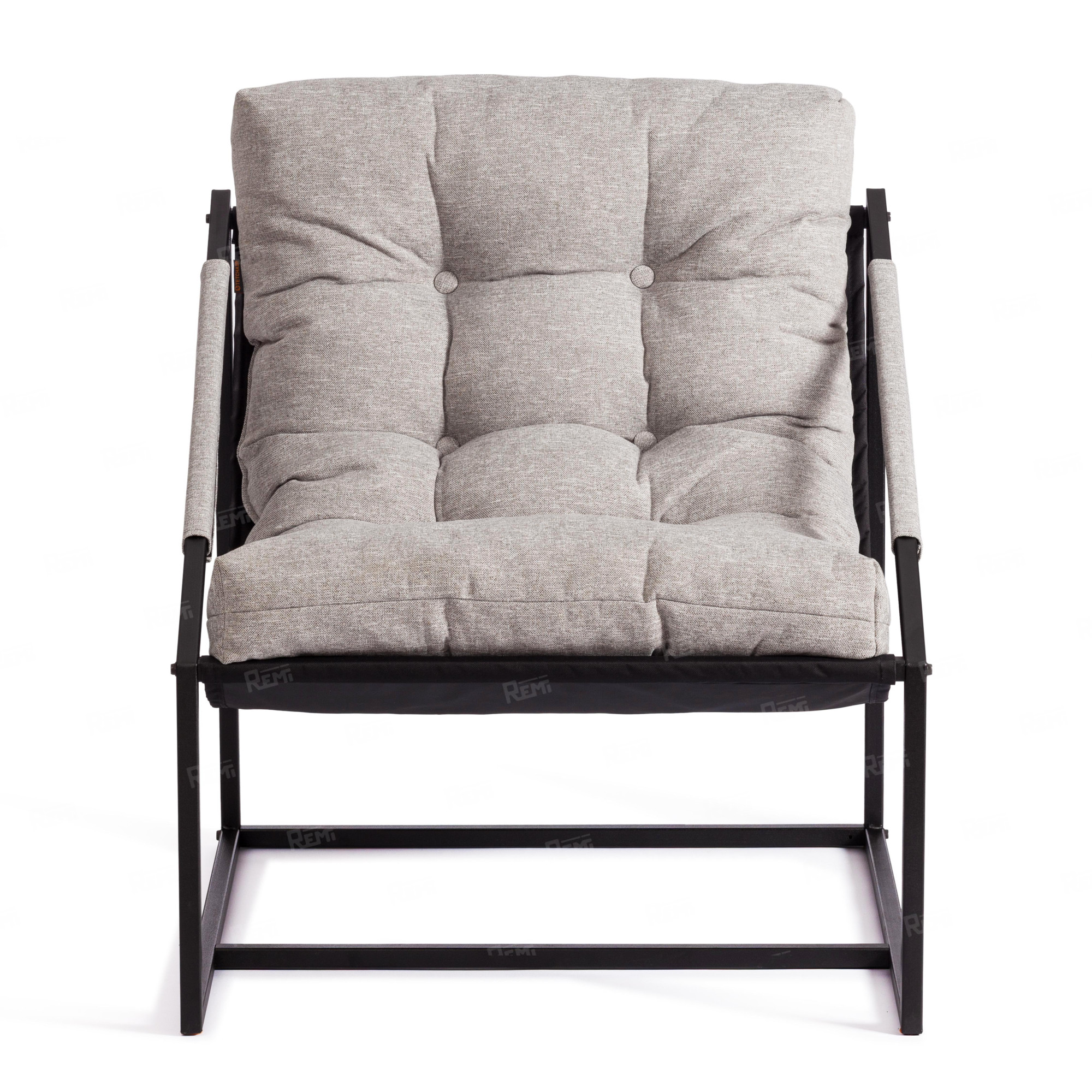 Кресло Charli / Чарли без подлокотника Серый/Серый, Ткань (арт. 24902)