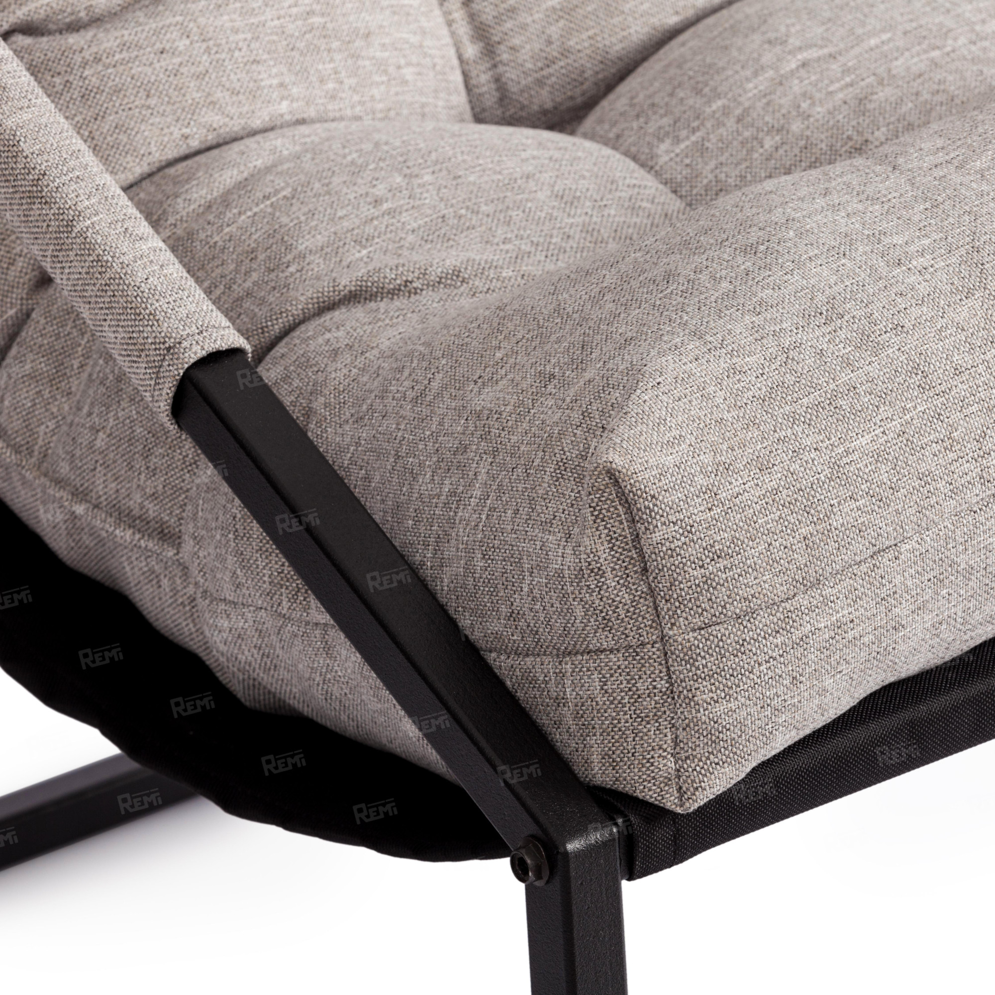 Кресло Charli / Чарли без подлокотника Серый/Серый, Ткань (арт. 24902)