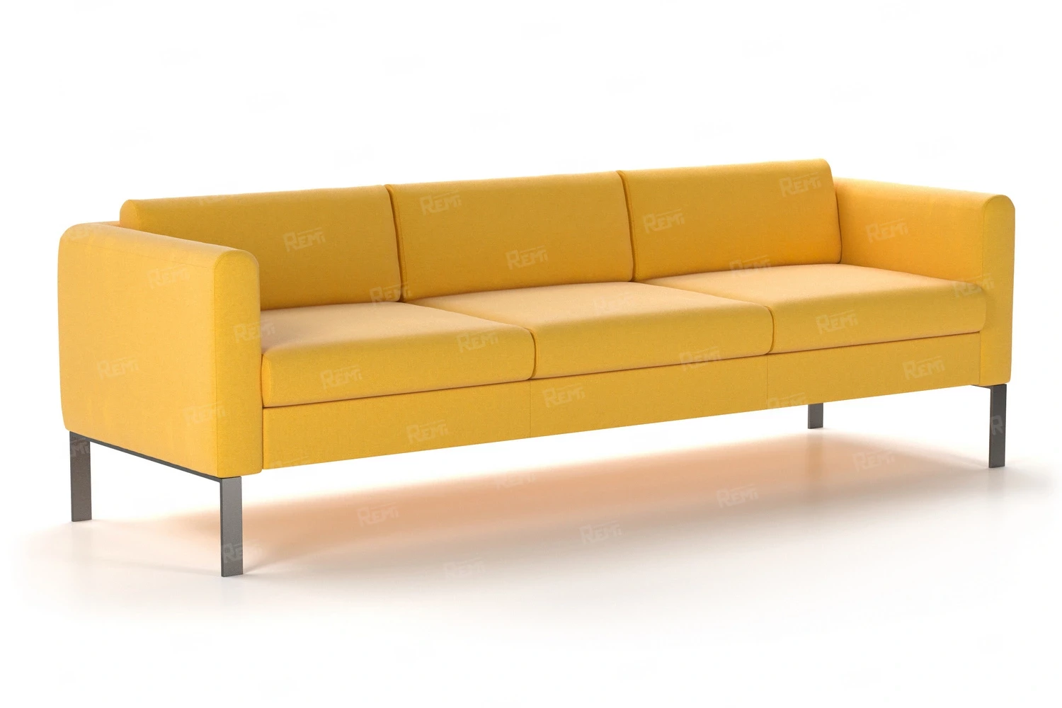 Диван МОДЕРН на 3 места цвет Желтый